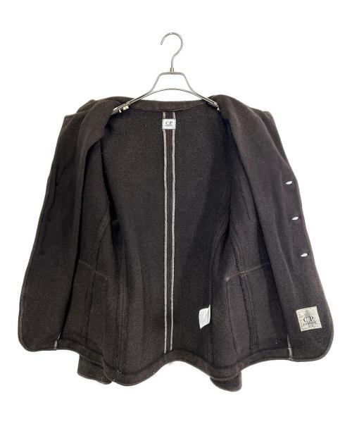C.P COMPANY（シーピーカンパニー）C.P COMPANY (シーピーカンパニー) 3Bニットテーラードジャケット ブラウン サイズ:SIZE 48の古着・服飾アイテム