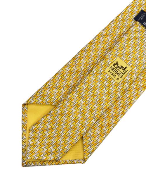 HERMES（エルメス）HERMES (エルメス) ネクタイ イエロー サイズ:不明の古着・服飾アイテム