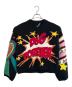DOLCE & GABBANA（ドルチェ＆ガッバーナ）の古着「厚手ニット」｜ショッキングピンク×ブラック