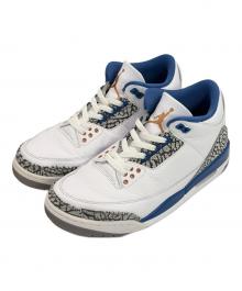 NIKE（ナイキ）の古着「Air Jordan 3 Retro "True Blue and Copper"」｜ホワイト×ブルー