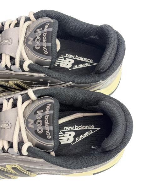 NEW BALANCE（ニューバランス）NEW BALANCE (ニューバランス) スニーカー ブラック×シルバー サイズ:SIZE 26cmの古着・服飾アイテム