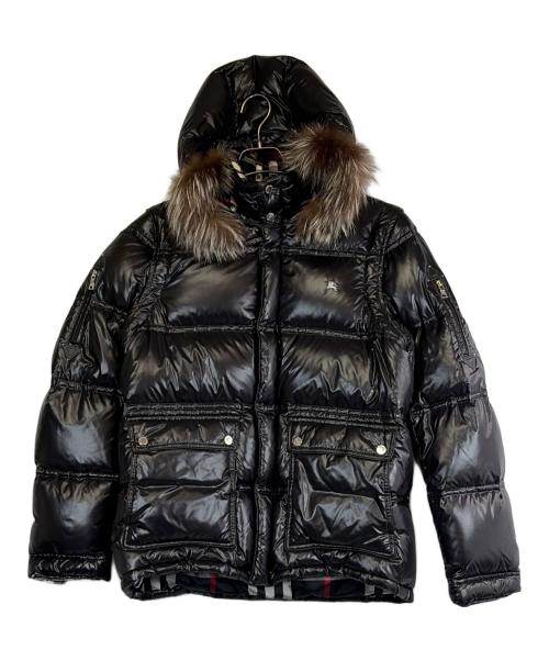 BURBERRY BLACK LABEL（バーバリーブラックレーベル）BURBERRY BLACK LABEL (バーバリーブラックレーベル) ダウンジャケット ブラック サイズ:SIZE Lの古着・服飾アイテム