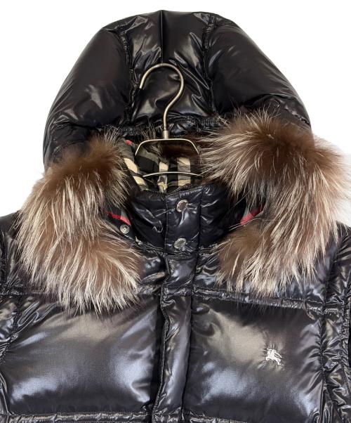 BURBERRY BLACK LABEL（バーバリーブラックレーベル）BURBERRY BLACK LABEL (バーバリーブラックレーベル) ダウンジャケット ブラック サイズ:SIZE Lの古着・服飾アイテム
