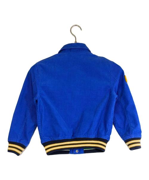 POLO RALPH LAUREN（ポロ・ラルフローレン）POLO RALPH LAUREN (ポロ・ラルフローレン) コーデュロイ バーシティインスパイアード ジャケット ブルー サイズ:130cm 未使用品の古着・服飾アイテム