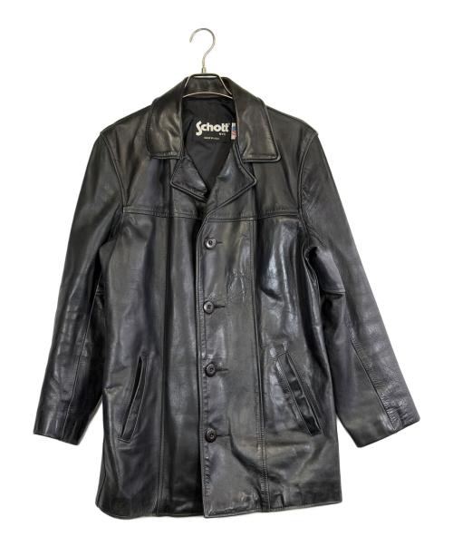 Schott（ショット）Schott (ショット) レザーカーコート ブラック サイズ:SIZE Sの古着・服飾アイテム