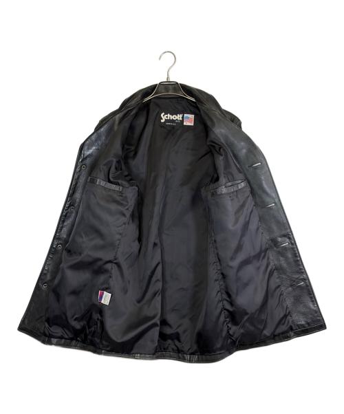 Schott（ショット）Schott (ショット) レザーカーコート ブラック サイズ:SIZE Sの古着・服飾アイテム