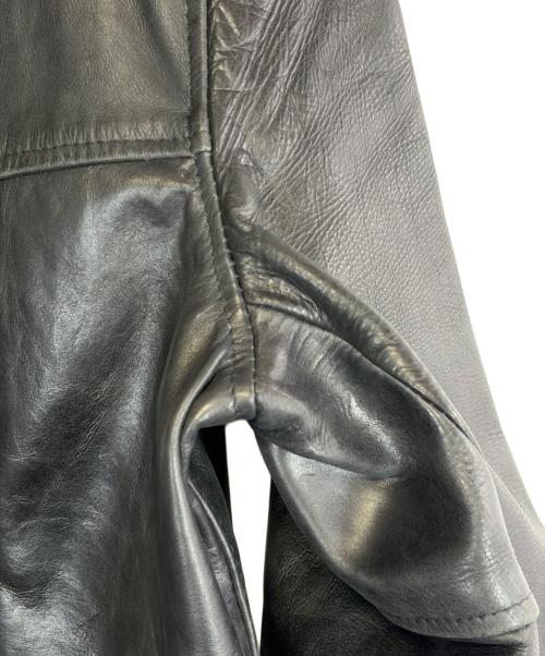 Schott（ショット）Schott (ショット) レザーカーコート ブラック サイズ:SIZE Sの古着・服飾アイテム