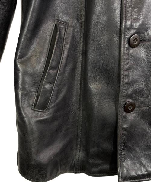 Schott（ショット）Schott (ショット) レザーカーコート ブラック サイズ:SIZE Sの古着・服飾アイテム