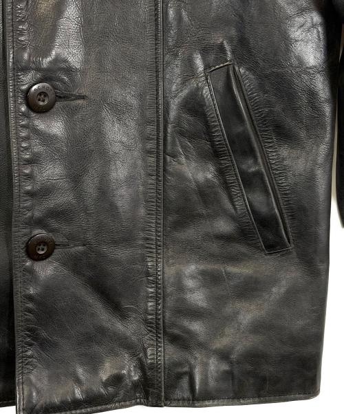 Schott（ショット）Schott (ショット) レザーカーコート ブラック サイズ:SIZE Sの古着・服飾アイテム