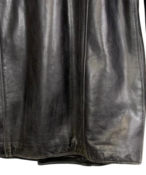Schott（ショット）Schott (ショット) レザーカーコート ブラック サイズ:SIZE Sの古着・服飾アイテム