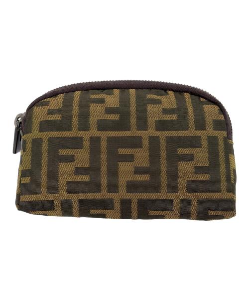 FENDI（フェンディ）FENDI (フェンディ) ポーチ ブラウンの古着・服飾アイテム