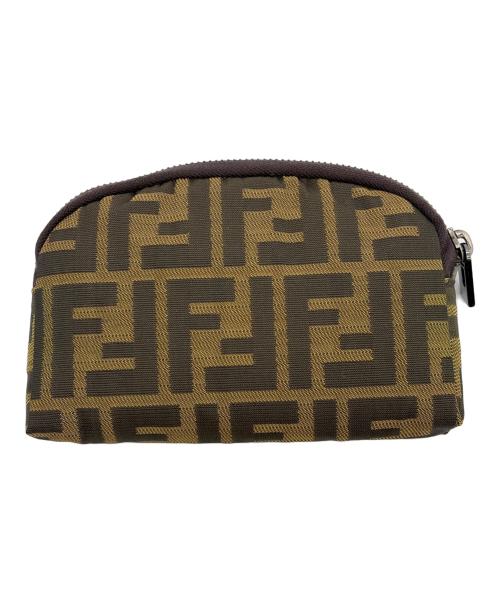 FENDI（フェンディ）FENDI (フェンディ) ポーチ ブラウンの古着・服飾アイテム