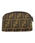 FENDI (フェンディ) ポーチ ブラウン：5000円
