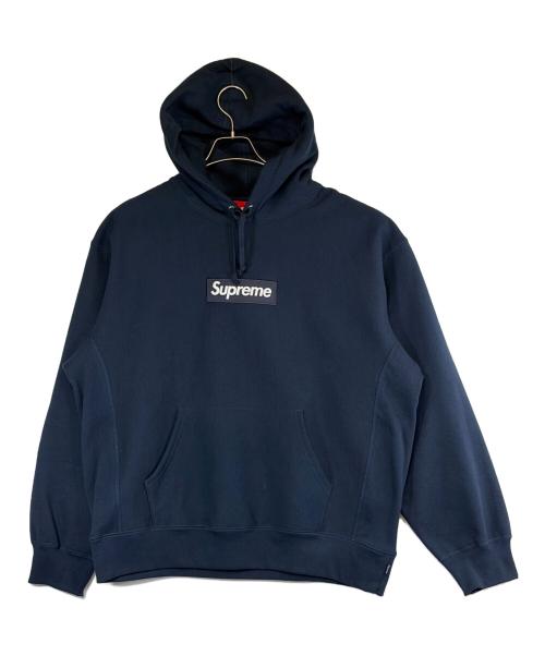 SUPREME（シュプリーム）Supreme (シュプリーム) Box Logo Hooded Sweatshirt/ボックス ロゴ フーデッド スウェットシャツ ネイビー サイズ:SIZE Lの古着・服飾アイテム