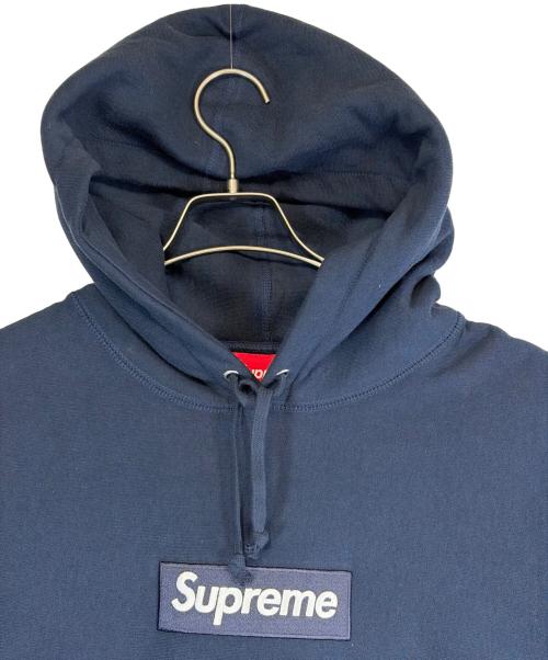 SUPREME（シュプリーム）Supreme (シュプリーム) Box Logo Hooded Sweatshirt/ボックス ロゴ フーデッド スウェットシャツ ネイビー サイズ:SIZE Lの古着・服飾アイテム