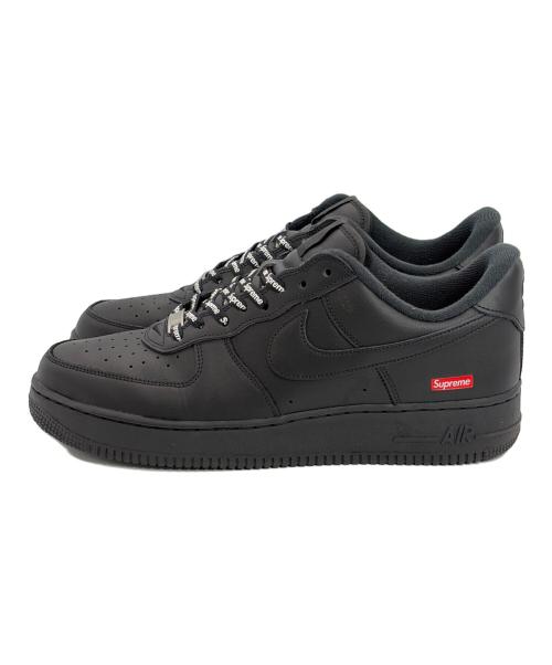 NIKE（ナイキ）NIKE (ナイキ) Supreme (シュプリーム) スニーカー/AIR FORCE1 LOW/エア・フォース・ワン・ロー ブラック サイズ:SIZE 30cmの古着・服飾アイテム