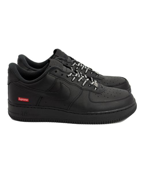 NIKE（ナイキ）NIKE (ナイキ) Supreme (シュプリーム) スニーカー/AIR FORCE1 LOW/エア・フォース・ワン・ロー ブラック サイズ:SIZE 30cmの古着・服飾アイテム