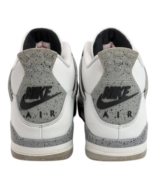NIKE（ナイキ）NIKE (ナイキ) AIR JORDAN 4 RETRO ホワイト サイズ:SIZE 26.5cmの古着・服飾アイテム