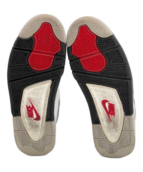NIKE（ナイキ）NIKE (ナイキ) AIR JORDAN 4 RETRO ホワイト サイズ:SIZE 26.5cmの古着・服飾アイテム