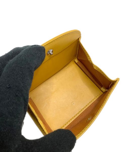 土屋鞄（ツチヤカバン）土屋鞄 (ツチヤカバン) クーシェミニウォレット　土屋鞄（ツチヤカバン） イエローの古着・服飾アイテム