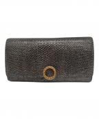 BVLGARIブルガリ）の古着「長財布」｜グレー