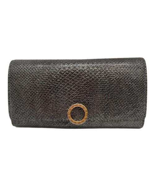 BVLGARI（ブルガリ）BVLGARI (ブルガリ) 長財布 グレーの古着・服飾アイテム
