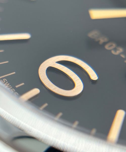 BELL&ROSS（ベルアンドロス）BELL&ROSS (ベルアンドロス) BR03-92 Golden Heritage Ref.S-08608 ブラック サイズ:42mmの古着・服飾アイテム