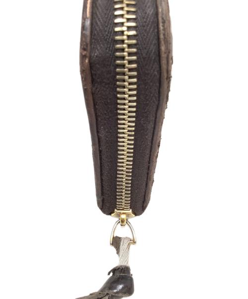 BOTTEGA VENETA（ボッテガベネタ）BOTTEGA VENETA (ボッテガヴェネタ) ラウンドファスナー長財布　BOTTEGA VENETA（ボッテガベネタ）　114076 ブラウンの古着・服飾アイテム