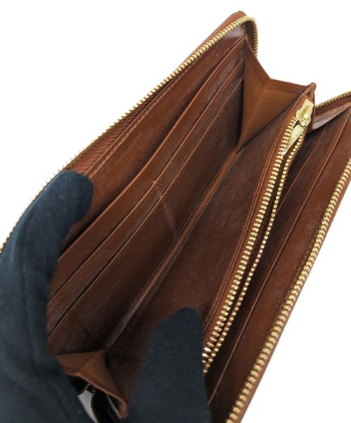 cocomeister（ココマイスター）COCOMEISTER (ココマイスター) ラウンドファスナー長財布 ブラウンの古着・服飾アイテム