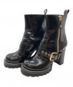 LOUIS VUITTONルイ ヴィトン）の古着「スタートレイル・ライン アンクルブーツ」｜ブラック