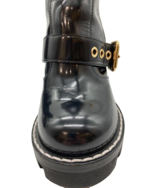 LOUIS VUITTON（ルイ ヴィトン）LOUIS VUITTON (ルイ ヴィトン) スタートレイル・ライン アンクルブーツ ブラック サイズ:35の古着・服飾アイテム