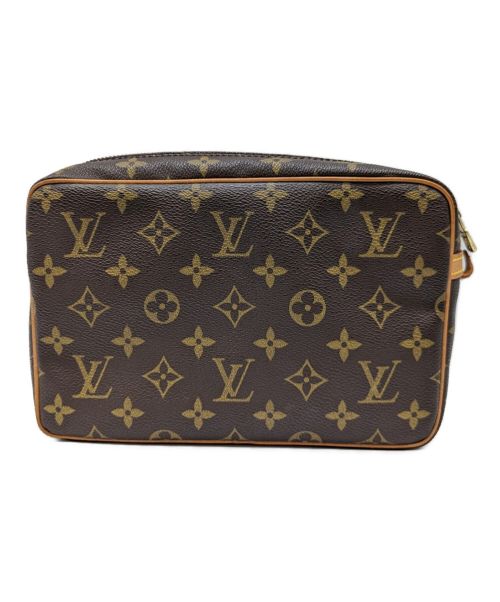 LOUIS VUITTON（ルイ ヴィトン）LOUIS VUITTON (ルイ ヴィトン) セカンドバッグ　コンピエーニュ23　LOUIS VUITTON（ルイ　ヴィトン）　 ブラウンの古着・服飾アイテム