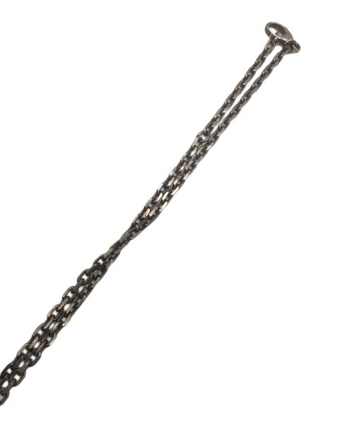 GUCCI（グッチ）GUCCI (グッチ) ライトニングボルトネックレス シルバー グレーの古着・服飾アイテム