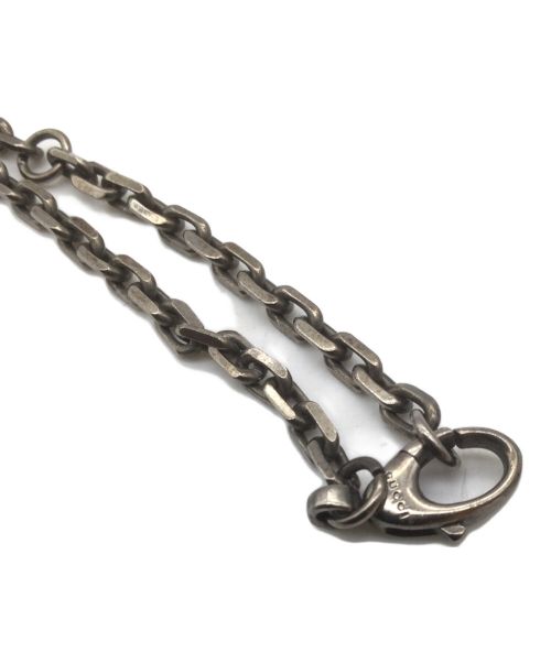 GUCCI（グッチ）GUCCI (グッチ) ライトニングボルトネックレス シルバー グレーの古着・服飾アイテム