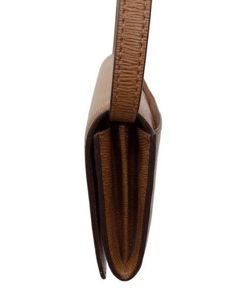 LAUREN RALPH LAUREN（ローレンラルフローレン）LAUREN RALPH LAUREN (ローレンラルフローレン) ショルダーウォレット　LAUREN RALPH LAUREN（ローレンラルフローレン） ブラウンの古着・服飾アイテム