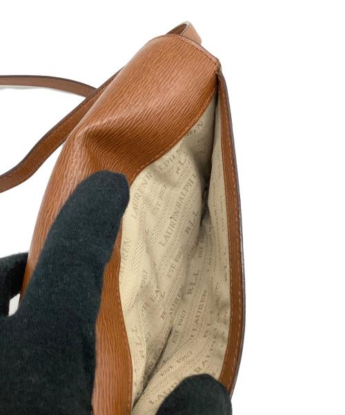 LAUREN RALPH LAUREN（ローレンラルフローレン）LAUREN RALPH LAUREN (ローレンラルフローレン) ショルダーウォレット　LAUREN RALPH LAUREN（ローレンラルフローレン） ブラウンの古着・服飾アイテム