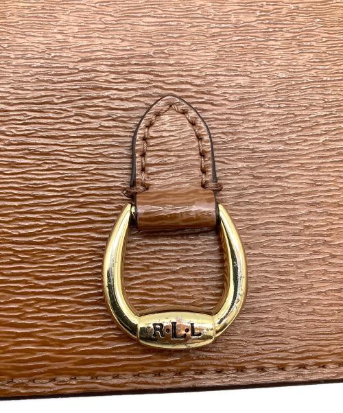 LAUREN RALPH LAUREN（ローレンラルフローレン）LAUREN RALPH LAUREN (ローレンラルフローレン) ショルダーウォレット　LAUREN RALPH LAUREN（ローレンラルフローレン） ブラウンの古着・服飾アイテム