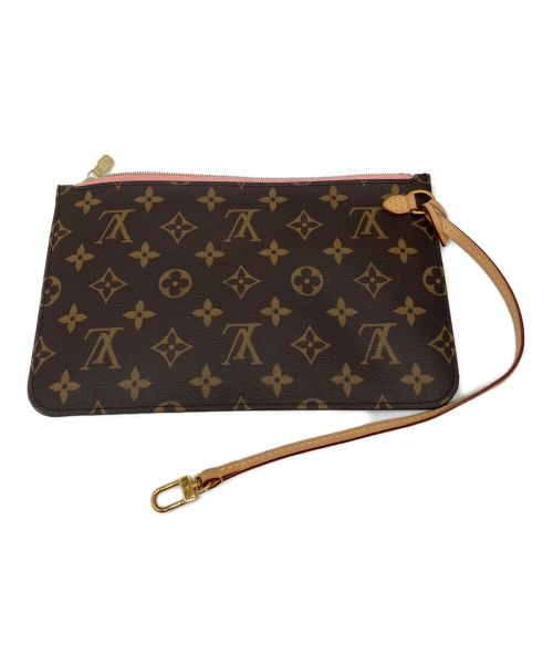 LOUIS VUITTON（ルイ ヴィトン）LOUIS VUITTON (ルイ ヴィトン) モノグラム　ジャングルドット　ポーチ付　ネヴァーフルMM　 ブラウンの古着・服飾アイテム