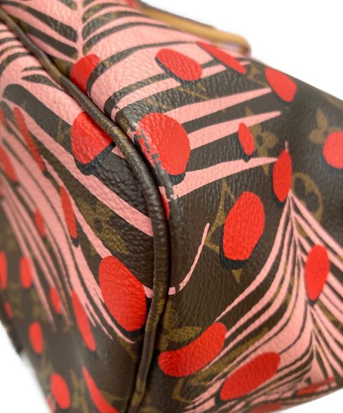 LOUIS VUITTON（ルイ ヴィトン）LOUIS VUITTON (ルイ ヴィトン) モノグラム　ジャングルドット　ポーチ付　ネヴァーフルMM　 ブラウンの古着・服飾アイテム