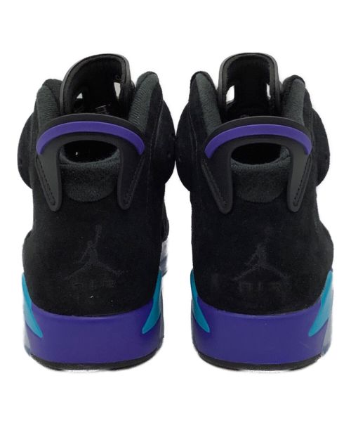 NIKE（ナイキ）NIKE (ナイキ) ナイキ エアジョーダン6 レトロ  アクア ブラック×パープル×ブルー サイズ:US 8.5の古着・服飾アイテム