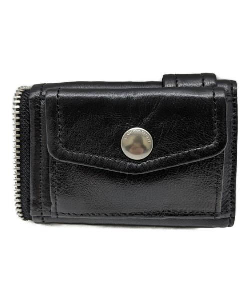 beautiful people（ビューティフルピープル）beautiful people (ビューティフルピープル) コンパクトウォレット ブラックの古着・服飾アイテム