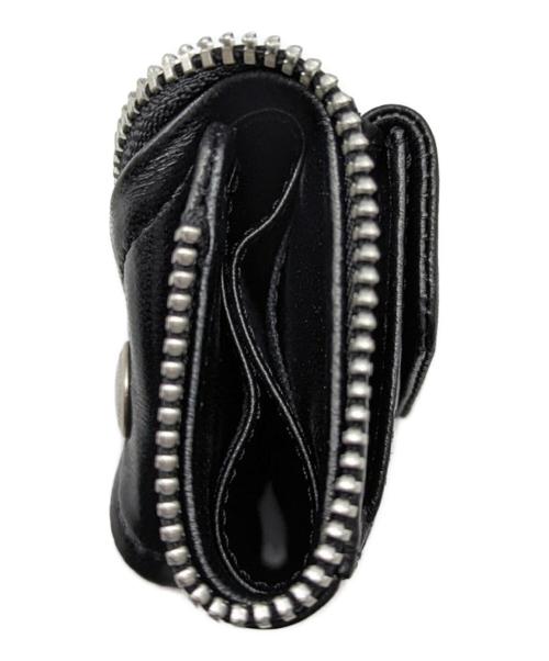 beautiful people（ビューティフルピープル）beautiful people (ビューティフルピープル) コンパクトウォレット ブラックの古着・服飾アイテム