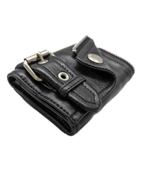 beautiful people（ビューティフルピープル）beautiful people (ビューティフルピープル) コンパクトウォレット ブラックの古着・服飾アイテム