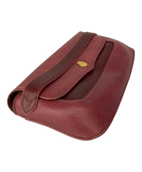 Cartier（カルティエ）Cartier (カルティエ) クラッチバッグ Cartier（カルティエ）　マストライン レッドの古着・服飾アイテム