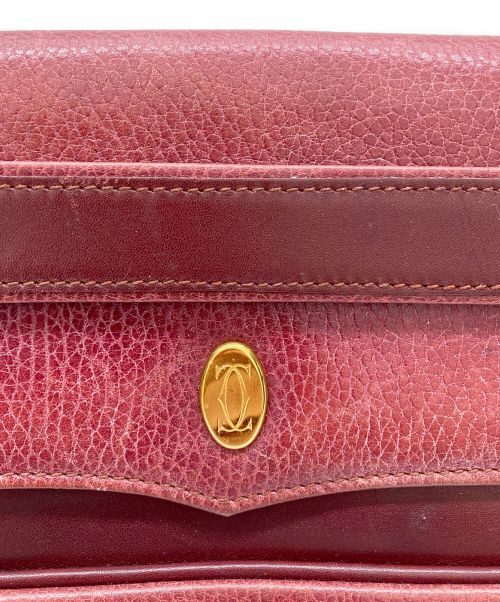 Cartier（カルティエ）Cartier (カルティエ) クラッチバッグ Cartier（カルティエ）　マストライン レッドの古着・服飾アイテム
