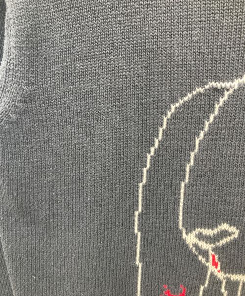 Yohji Yamamoto pour homme（ヨウジヤマモト プールオム）Yohji Yamamoto pour homme (ヨウジヤマモト プールオム) ハイネックニット ブラック サイズ:3の古着・服飾アイテム