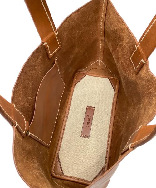 genten（ゲンテン）genten (ゲンテン) アマーノ トートバッグ M　genten（ゲンテン） ブラウンの古着・服飾アイテム