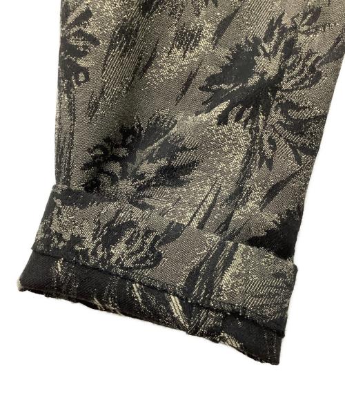 MIOSMOKEY（ミオズモーキー）MIOSMOKEY (ミオズモーキー) パッチポケットパンツ グレー×ブラック サイズ:36の古着・服飾アイテム