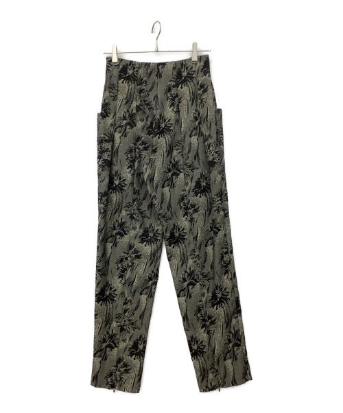 MIOSMOKEY（ミオズモーキー）MIOSMOKEY (ミオズモーキー) パッチポケットパンツ グレー×ブラック サイズ:36の古着・服飾アイテム