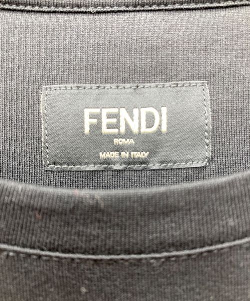 FENDI（フェンディ）FENDI (フェンディ) バグズロゴカットソー ブラック サイズ:Lの古着・服飾アイテム